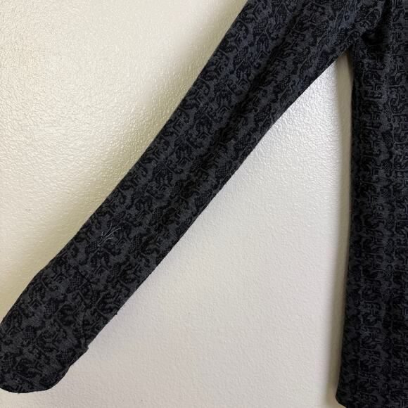 Ibex Juliet Zip Tunic Cardigan Sweater Large Gray Outdoors Merino Wool Zque Knit - Picture 5 of 12